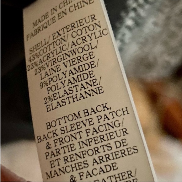 Theory Joean Goat Leather and Tweed Zipped Moto Jacket - Picture 7 of 8